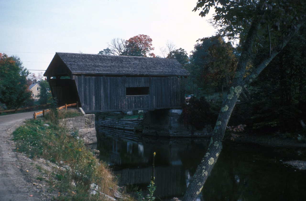 Vermont · A timber covered bridge