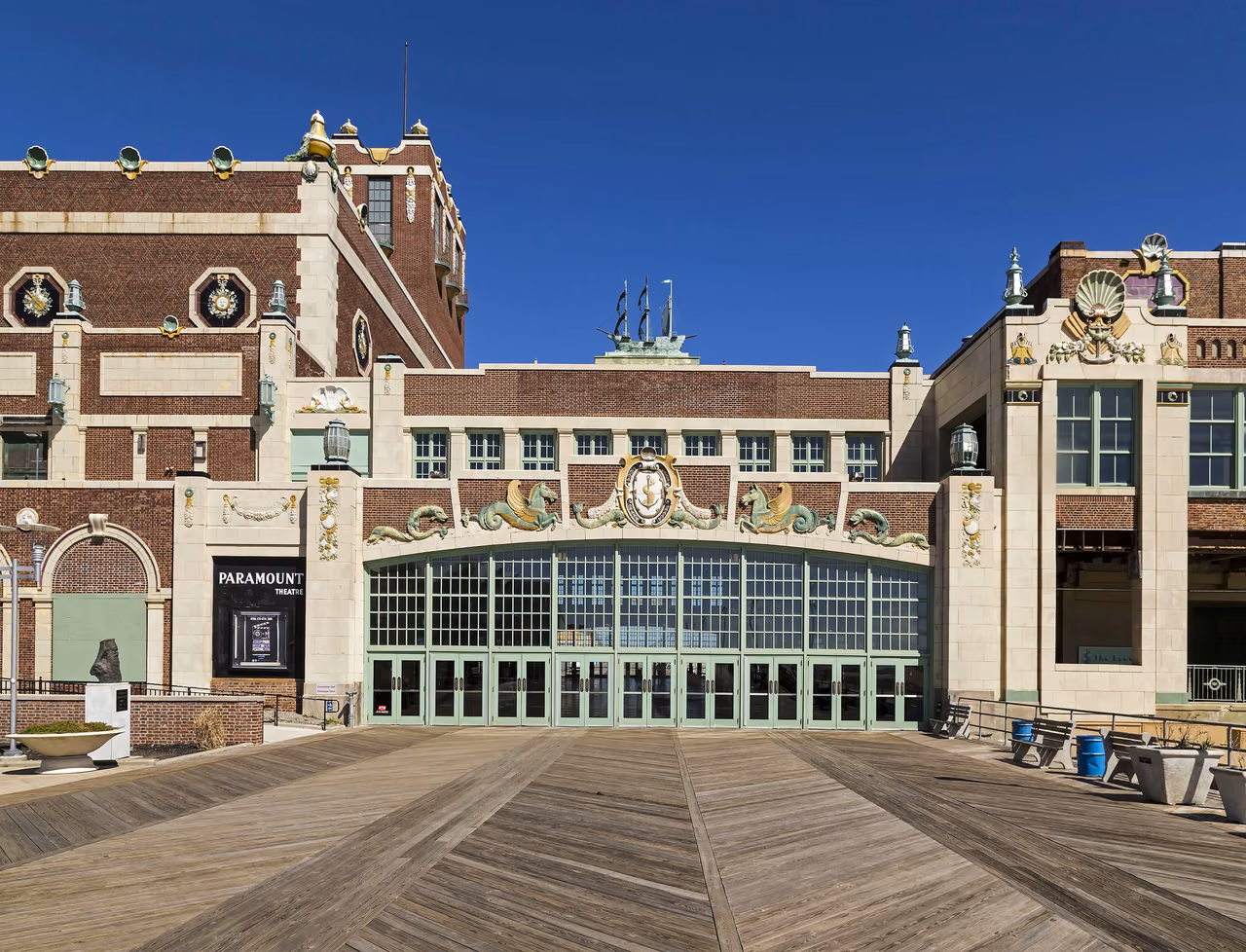 Asbury Park · Convention Hall on the shore