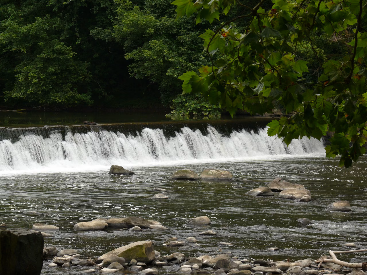 Hagley Museum · Brandywine River and its former industrial surroundings.
