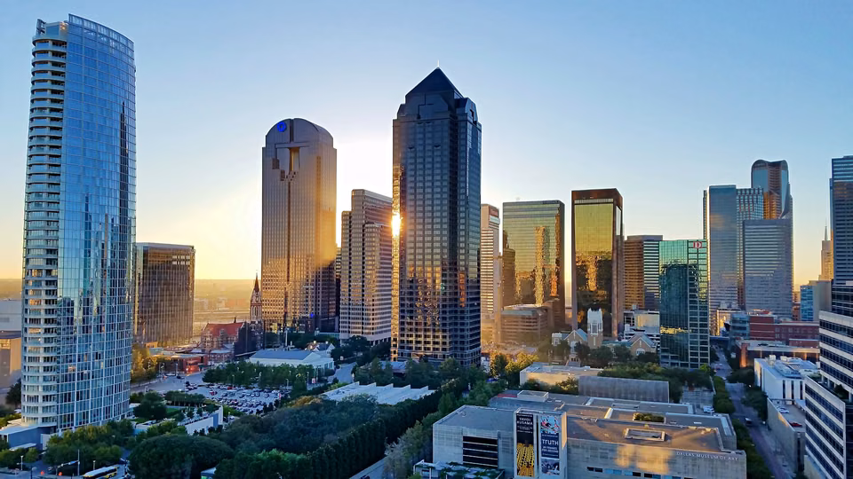 Dallas Arts District and Skyline