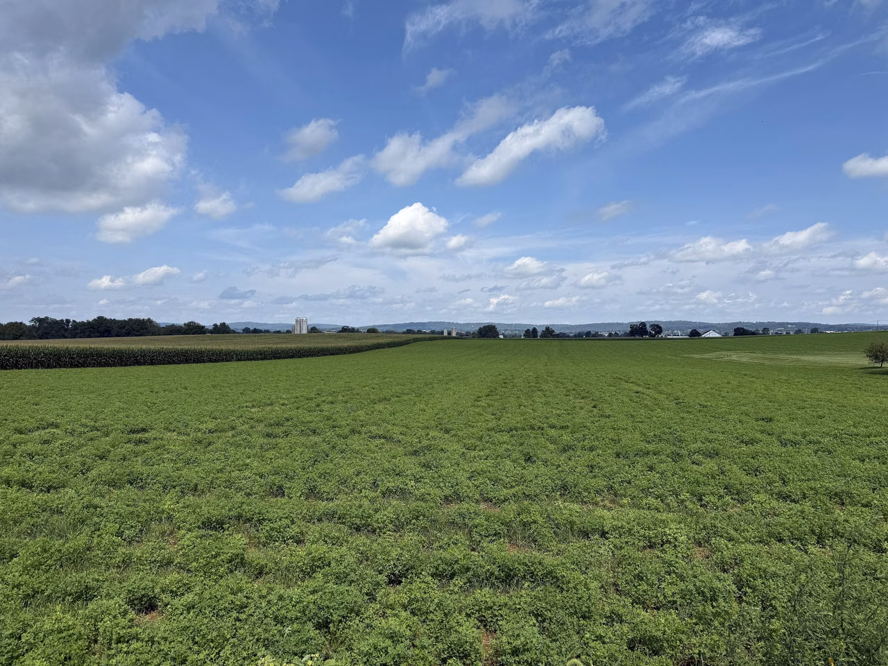 Ephrata, Lancaster County · Farmland viewed from Stevens Road