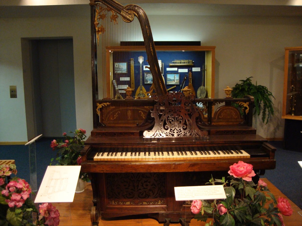Vermillion · A National Music Museum display, archival photograph
