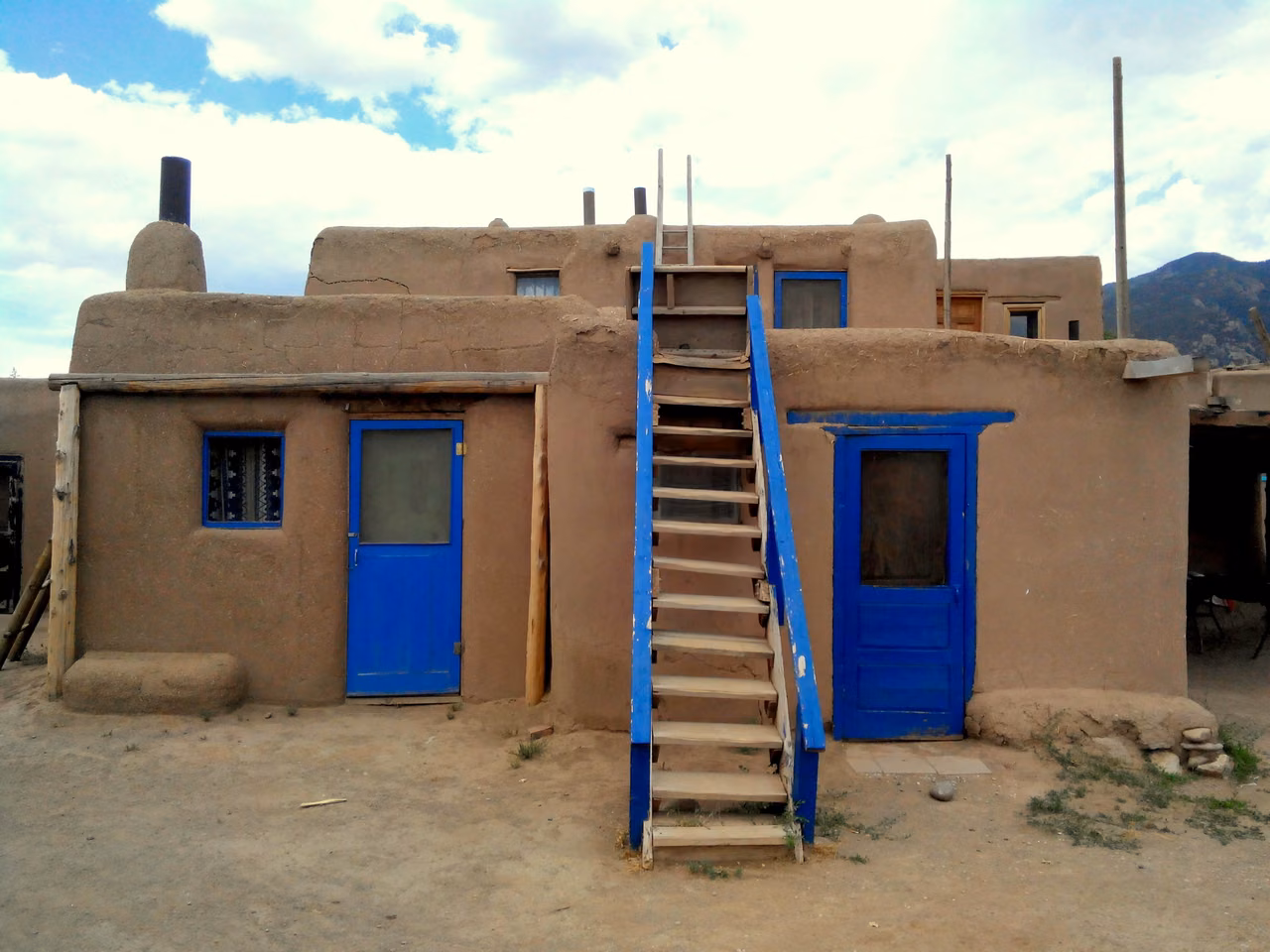 Taos Pueblo · Adobe buildings and community spaces