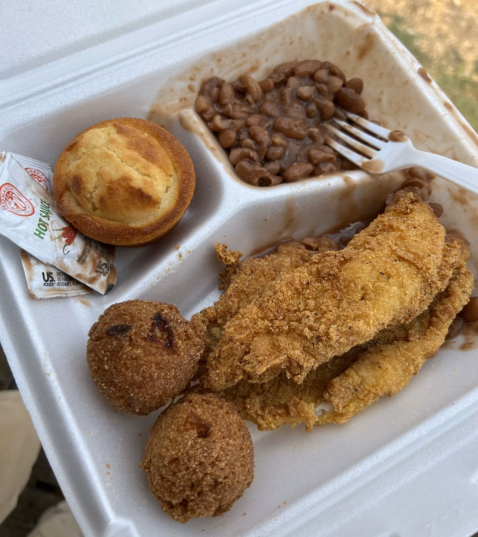 Mississippi fried catfish · A local meal