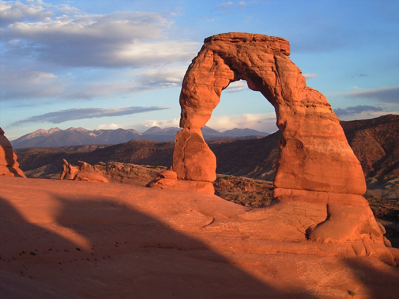 Arches National Park · Delicate Arch at sunset