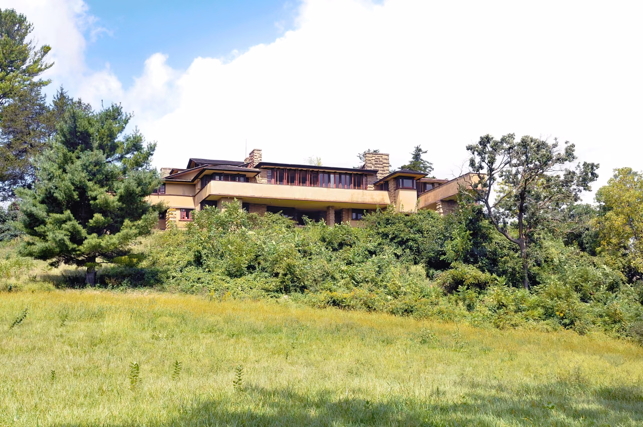 Taliesin · Wright's residence and studio
