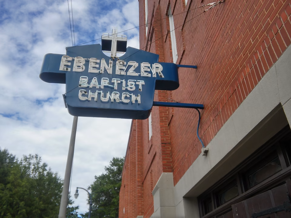 Ebenezer Baptist Church on Auburn Avenue · Atlanta