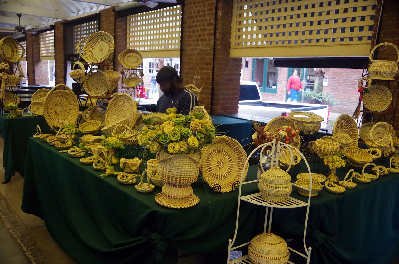 Charleston · Sweetgrass basketry