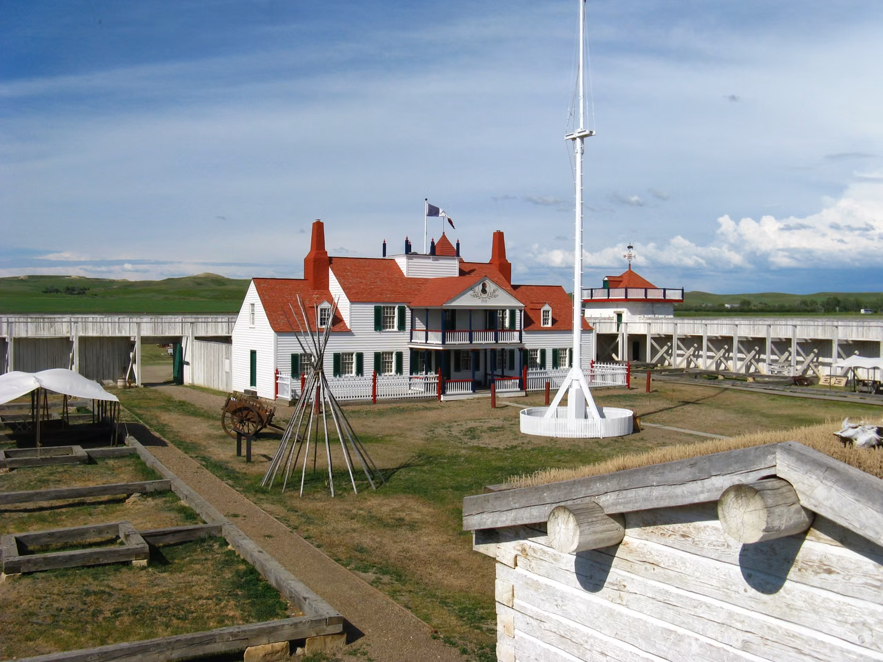 Fort Union Trading Post · Reconstructed historic buildings
