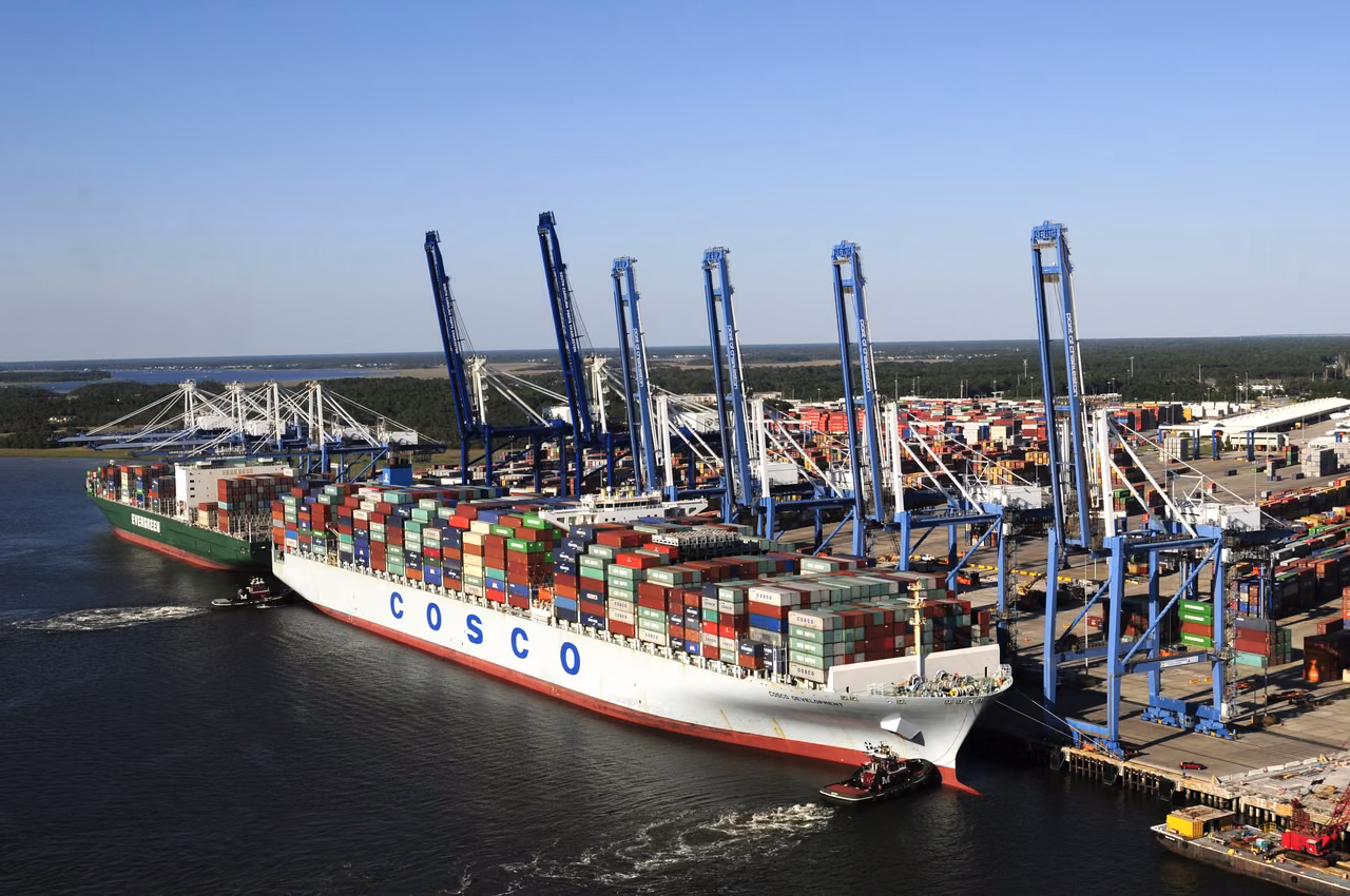 Port of Charleston · Container operations at Wando Welch Terminal