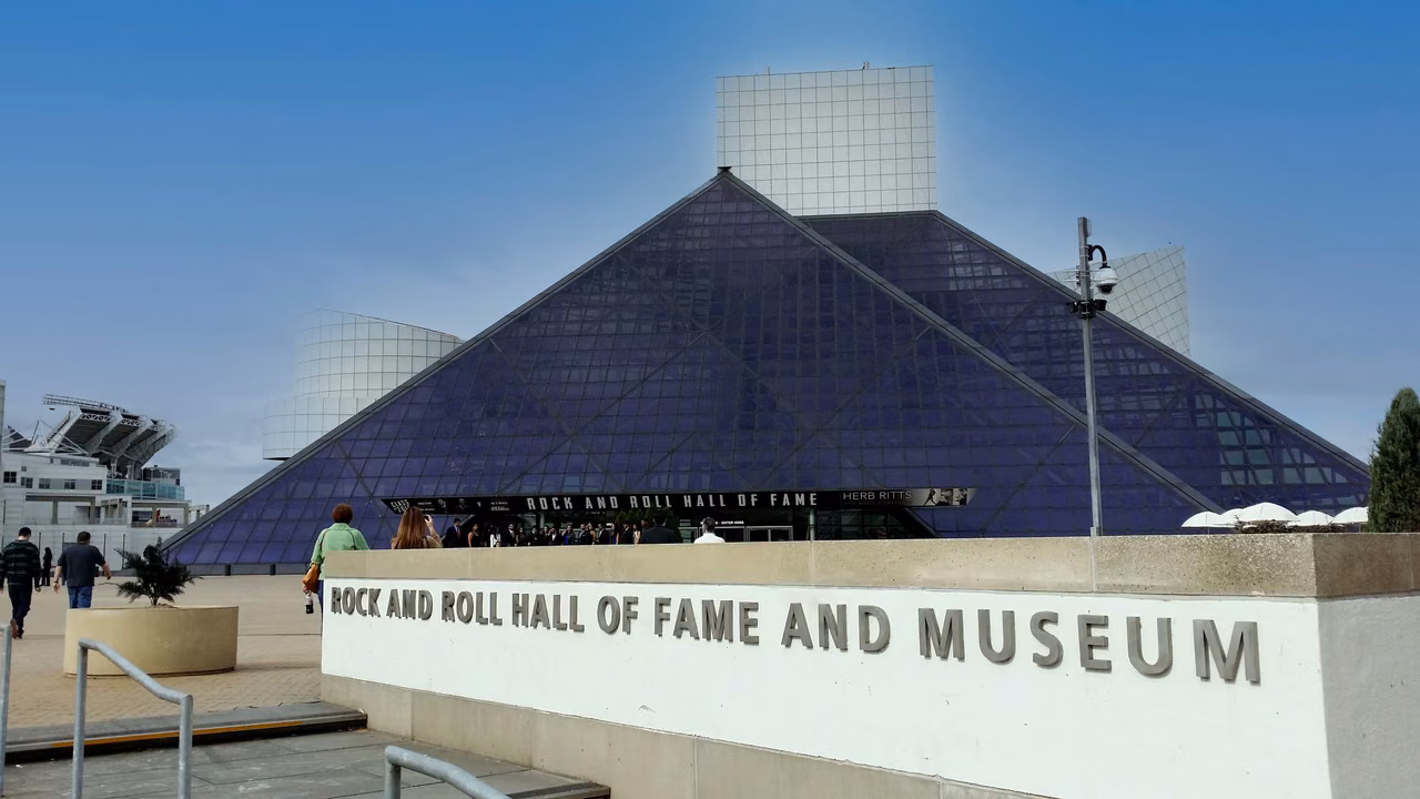 Cleveland’s lakefront · Rock & Roll Hall of Fame