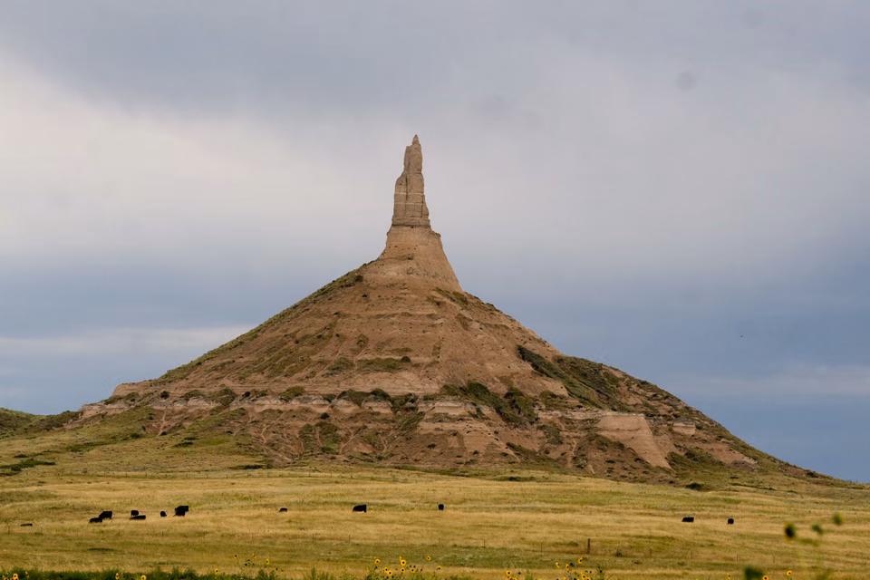 Chimney Rock · A landmark on the western plains