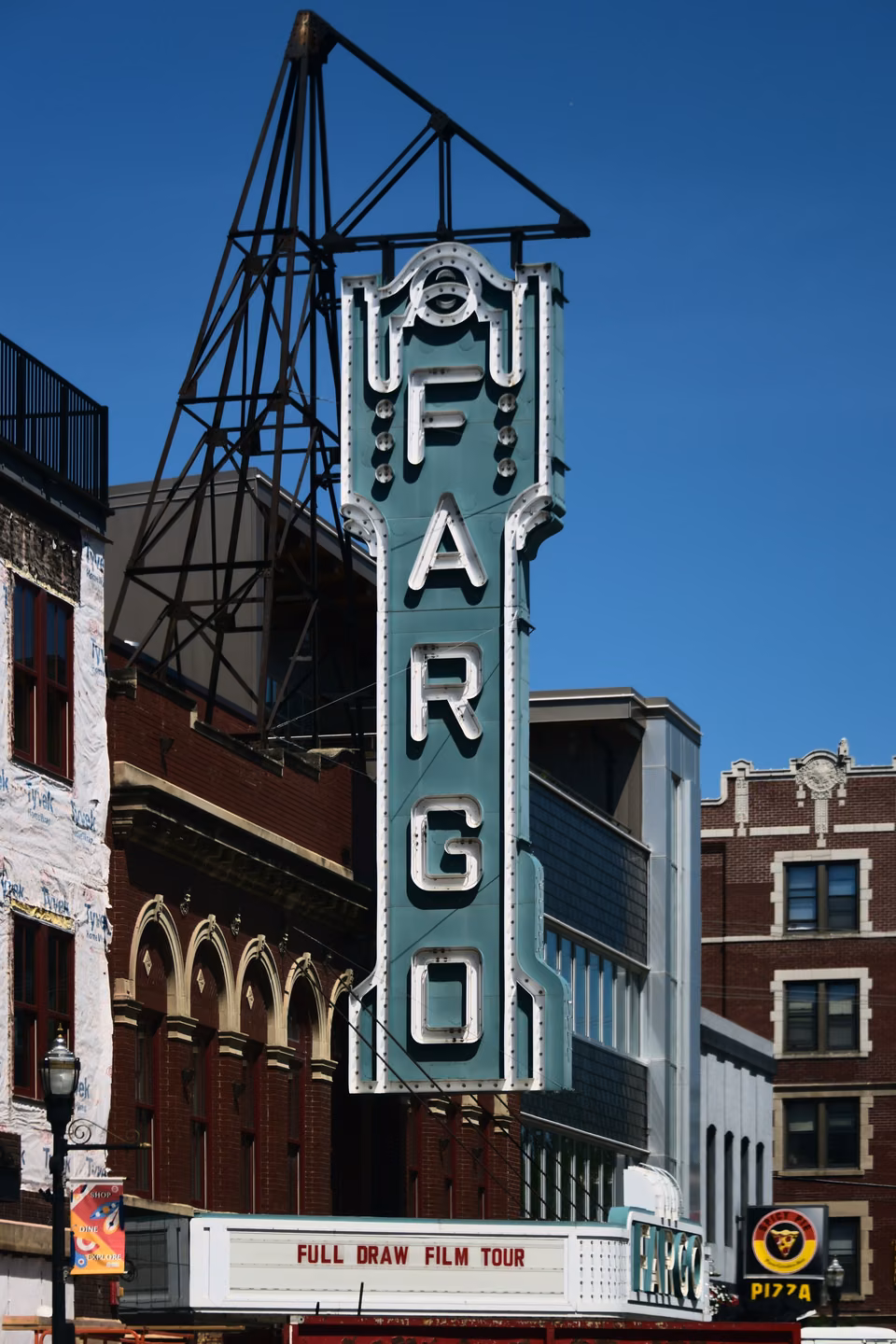 Fargo Theater · Main Street Historical Sign