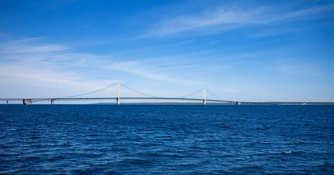 Mackinac Bridge · Connecting Michigan’s Upper and Lower Peninsulas
