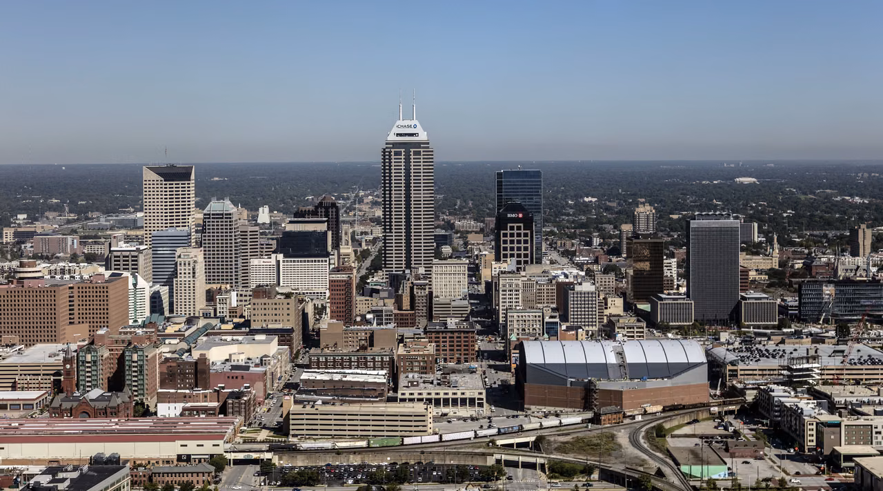 Indianapolis · A view over downtown