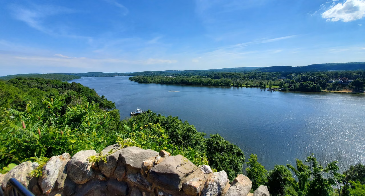 The Connecticut River viewed from near Gillette Castle