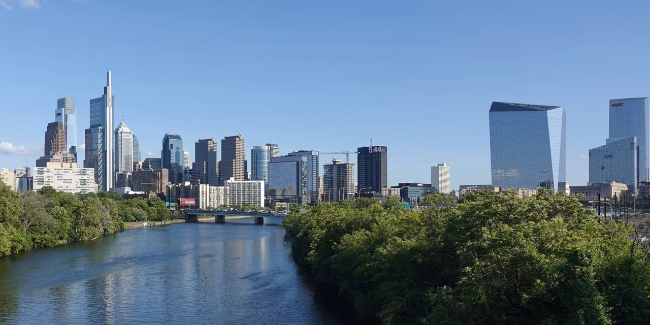 Philadelphia skyline · May 2024