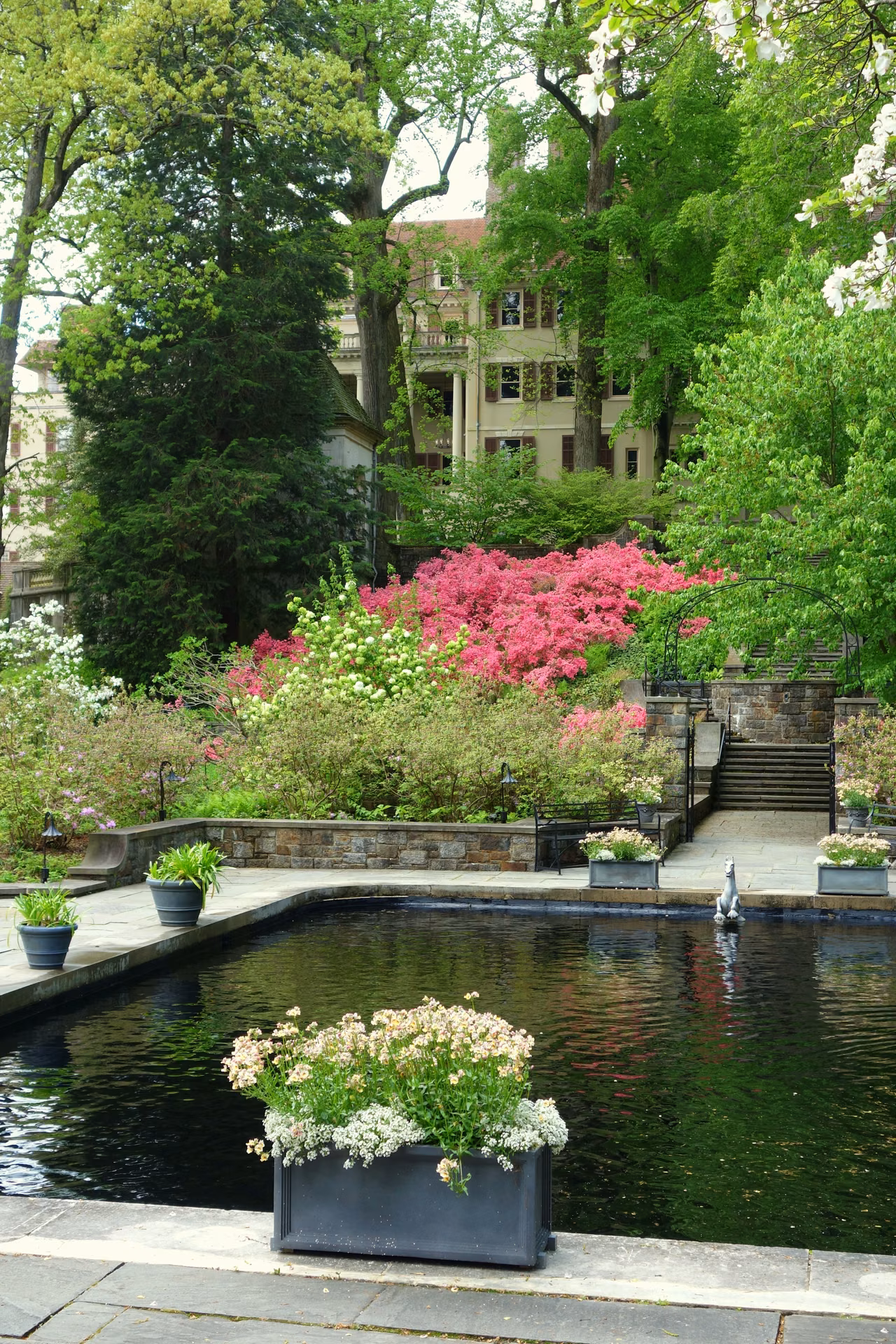 Winterthur · Garden pond and woods