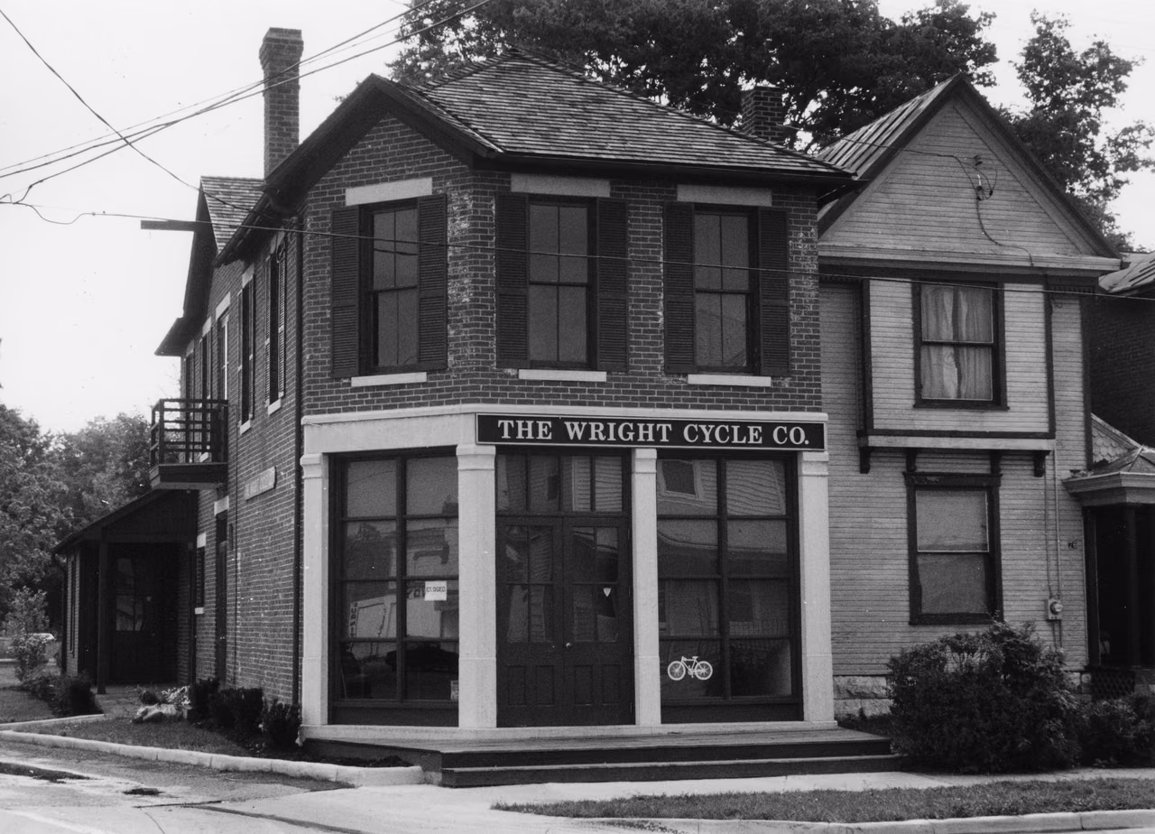 The Wright Bicycle Company · Historical building records from around 1990.