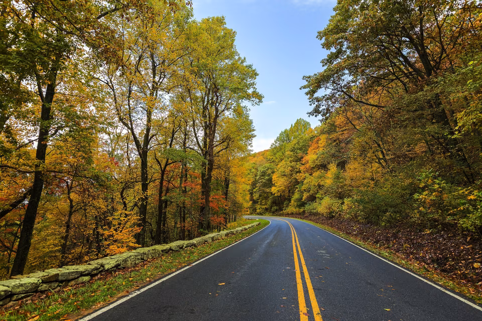 Shenandoah National Park · Skyline Drive in autumn