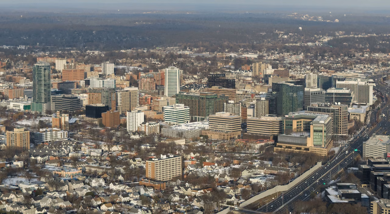 Stamford · Railways, roads and city streets