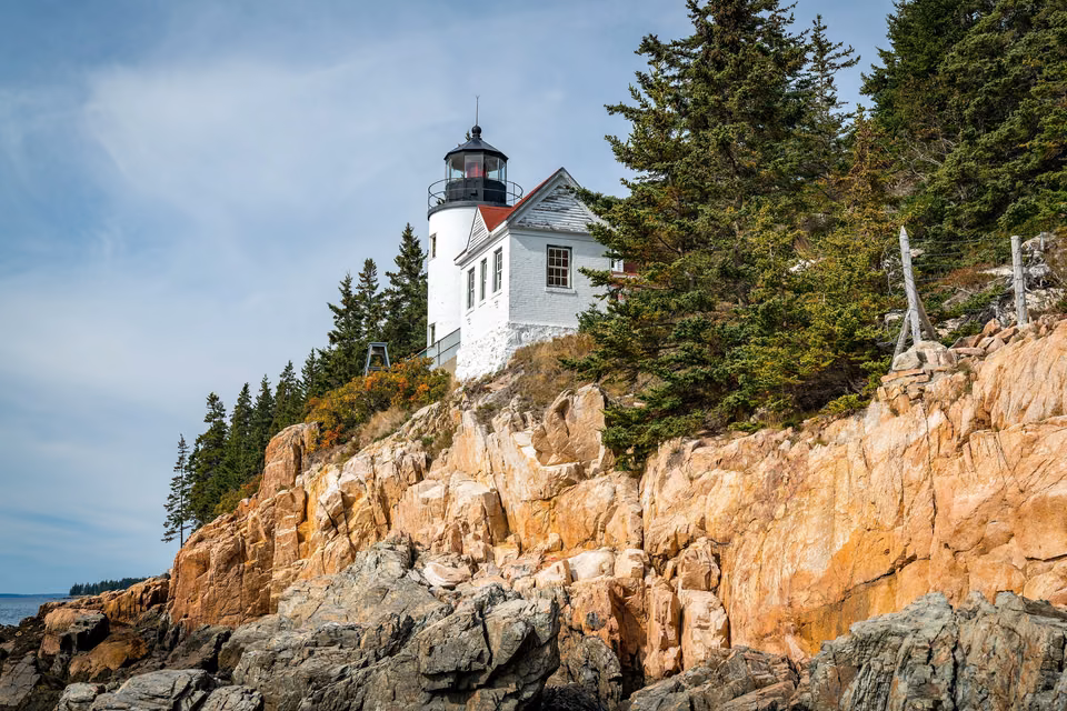 Bass Harbor Head Light · A coastal navigation landmark