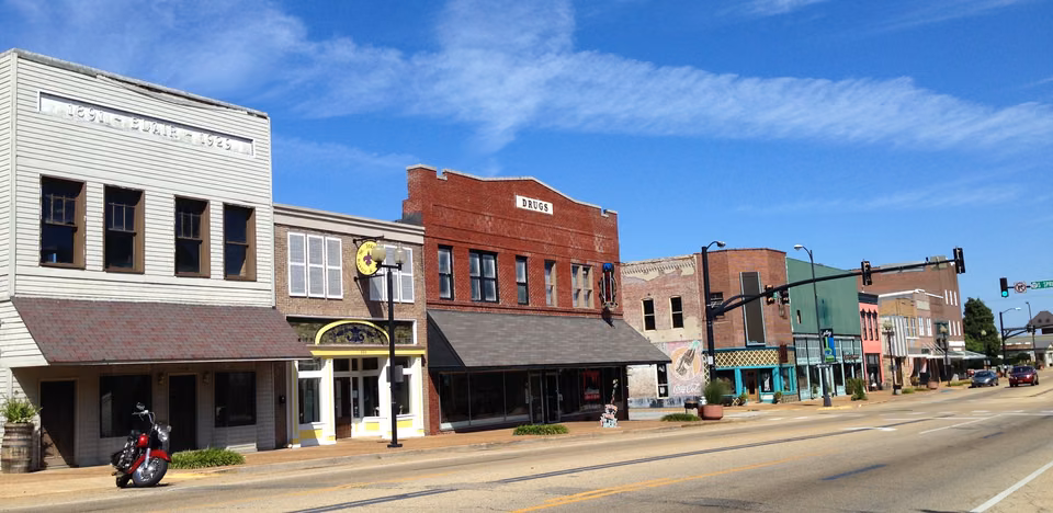 Tupelo Downtown Street